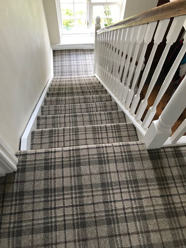 Tartan deals stair carpet